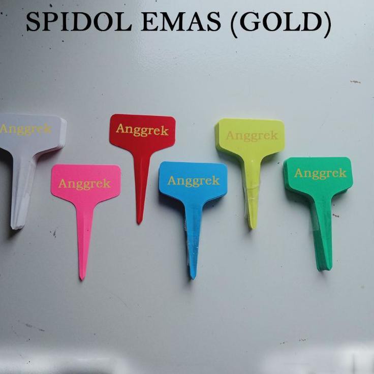

Diskon ♫ Label Name Tag Tanaman Bonus Spidol Silver/Gold/White (Big Sale) ✹
