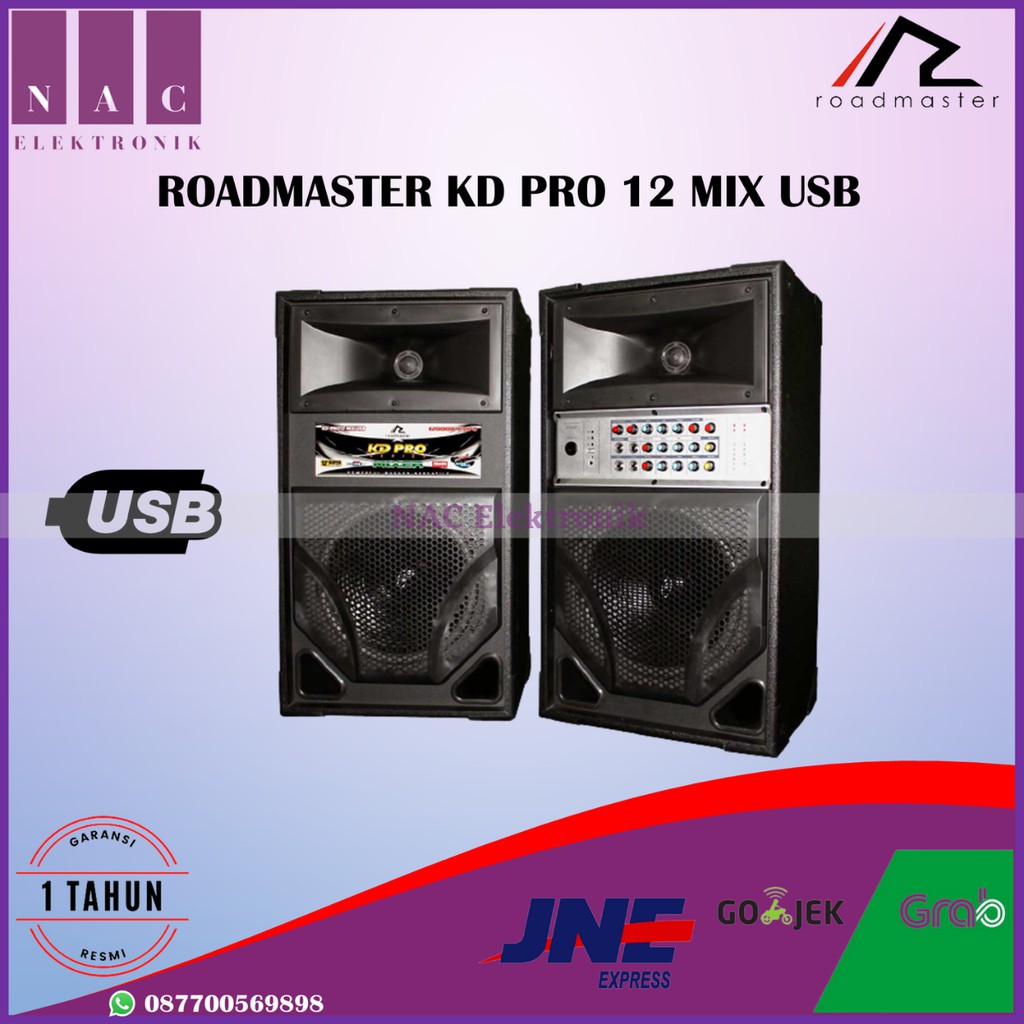 ROADMASTER SPEAKER AKTIF - KD PRO 12 MIX USB