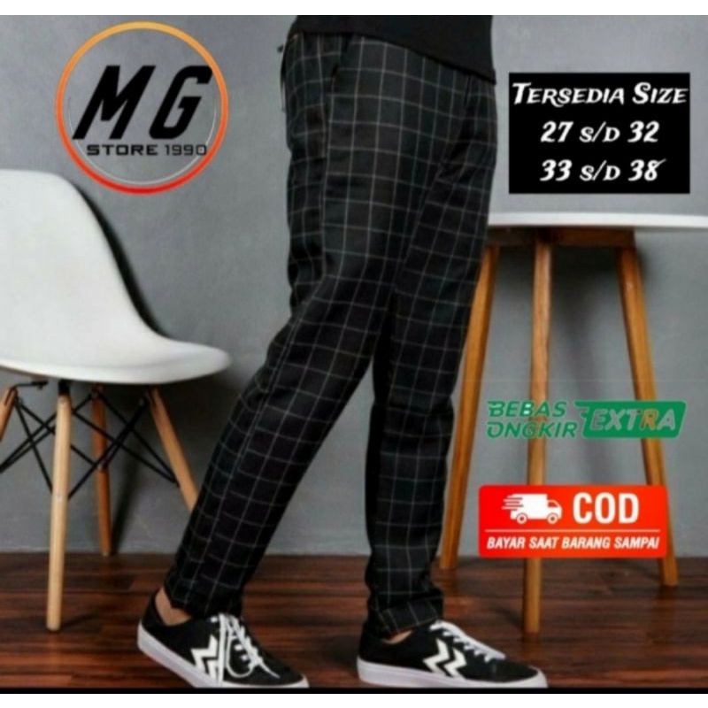 CELANA KERJA BAHAN SLIM FIT PRIA LAKI LAKI TERBARU