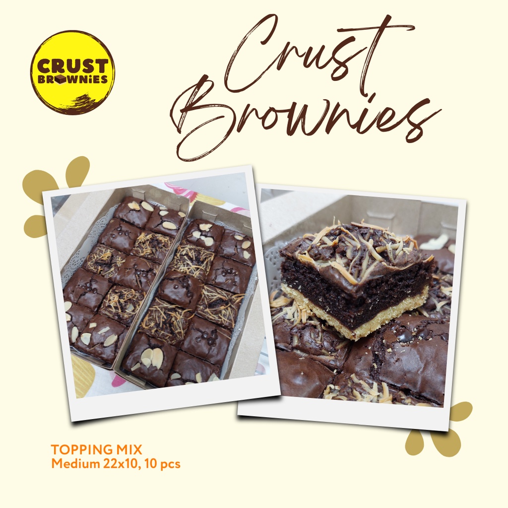 

CRUST FUDGY BROWNIES SHINY SEKAT SIDOARJO ENAK MEDIUM