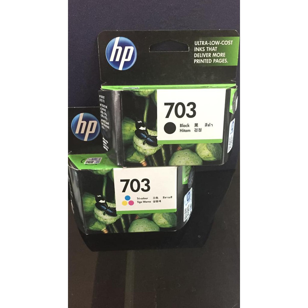 

Tinta Cartridge Hp 703 Black Colour Original