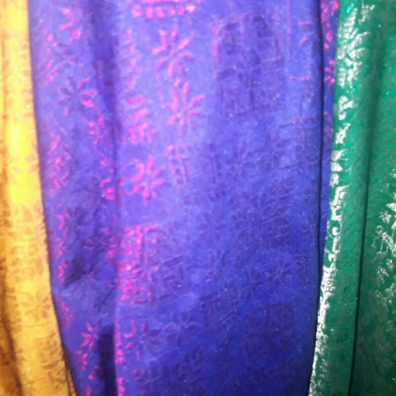 Bahan songket semi Palembang /Kain songket