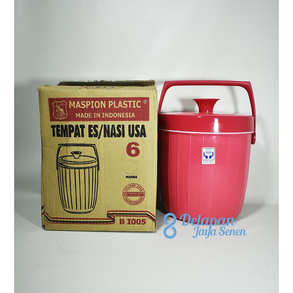 Termos Nasi 6 Liter | Termos Es Maspion 6 Liter (GOJEK/ GRAB ONLY)