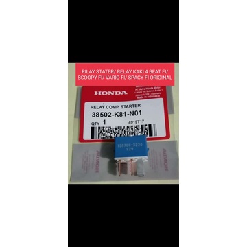 Relay Starter Relay Kaki 4 Beat Fi Scoopy Fi Vario 110 Fi Spacy Fi Original