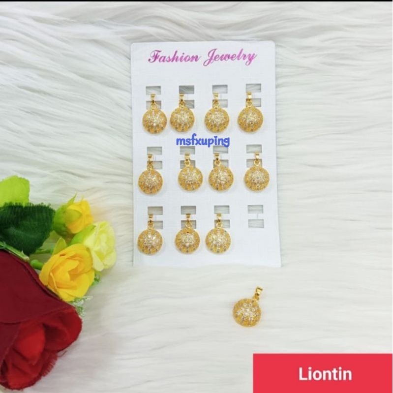 Liontin xuping lapis emas aksesoris fashion wanita AC1190