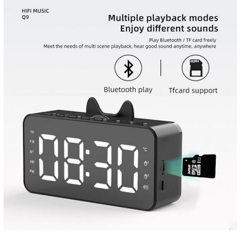 Speaker Bluetooth JAM ALARM + FM RADIO