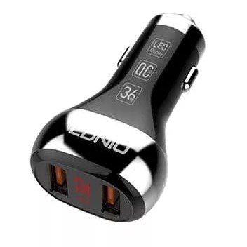 CHARGER MOBIL LDNIO C2 FAST CHARGING 2PORT QUICK CHARGE MOBILE 36W