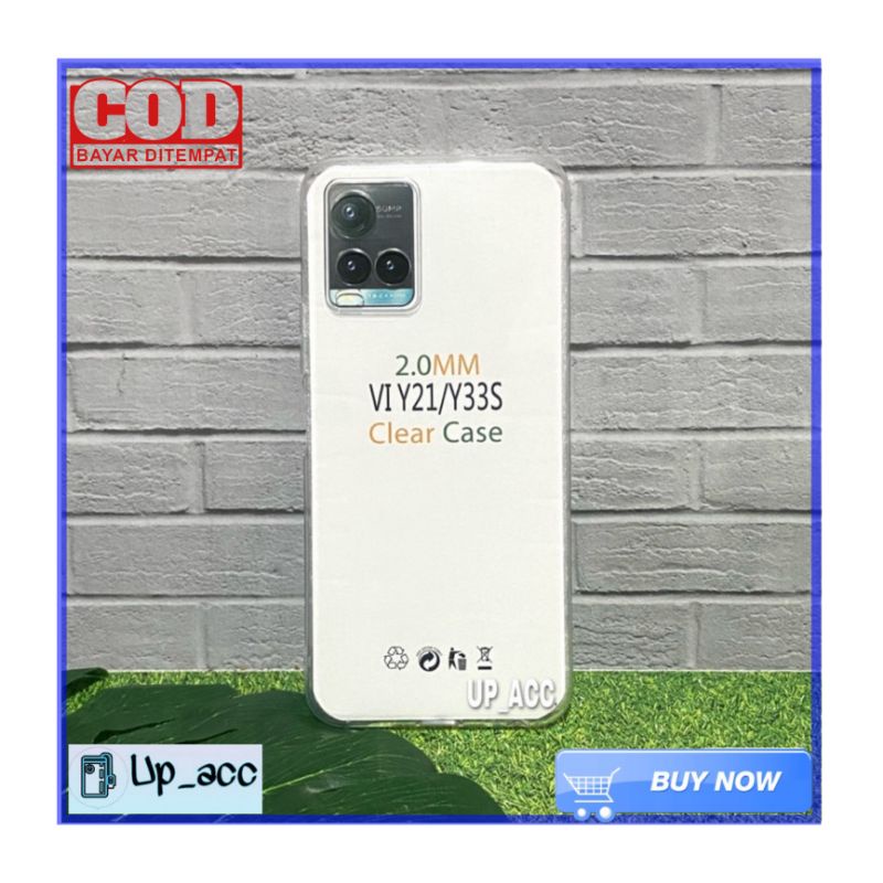 VIVO Y16 / T1 PRO 5G / Y75 5G / Y55 5G / Y21 / Y21S Clear Case 2.0mm Bening Crytal Premium Protect Kamera