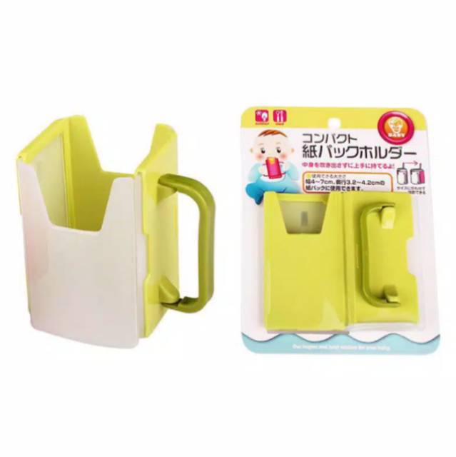 Tempat Susu kotak ,milk uht, jus buavita/ holder cup pegangan