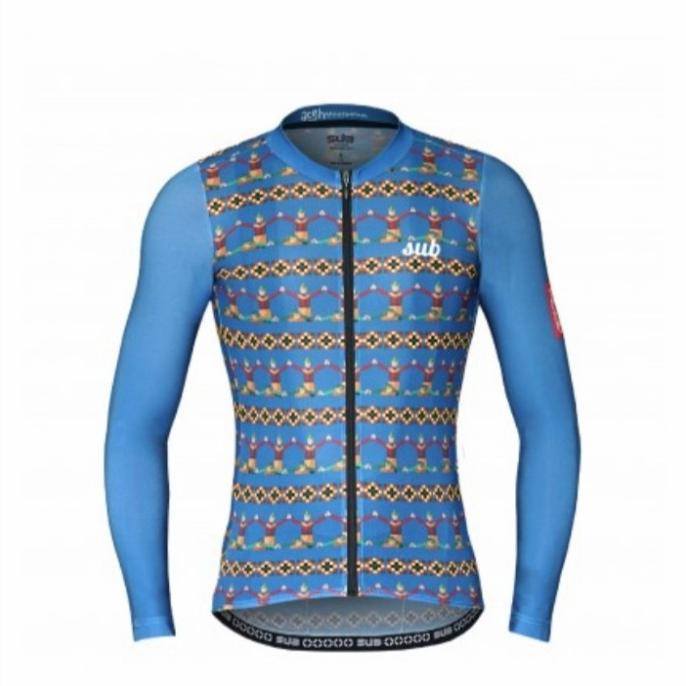 ARCHIPELAGO ACEH BLUE LONG SLEEVE SUB JERSEY SEPEDA ORIGINAL