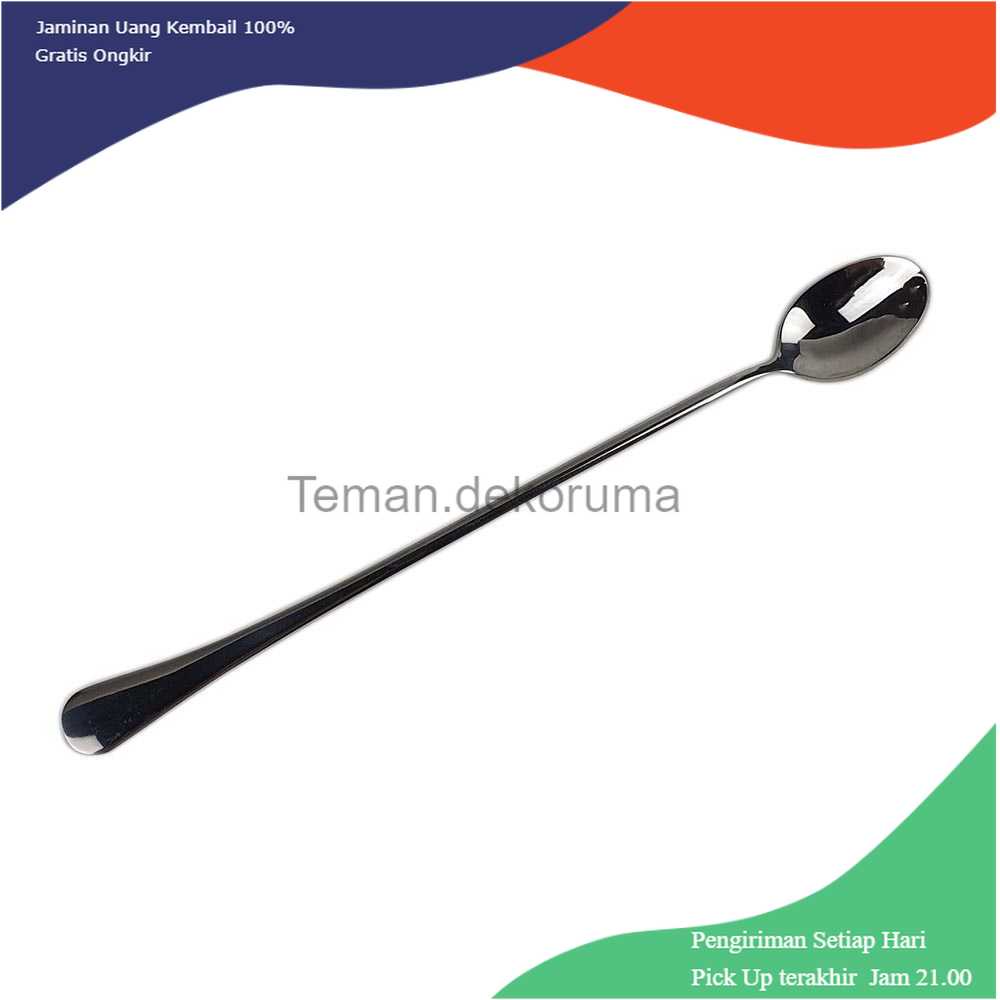 TD-AD1 Szpoon Sendok Teh Gagang Panjang Tea Spoon Stainless 23.8cm - F80