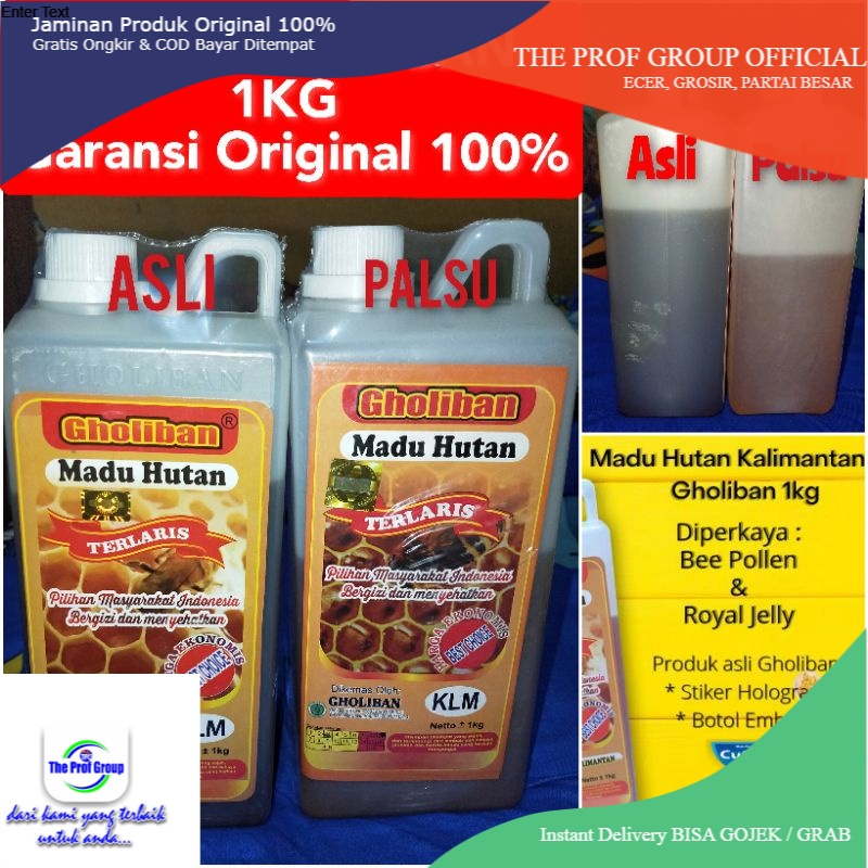 

Madu Hutan Gholiban Kalimantan 1kg Original Kaya Beepollen Royal Jelly