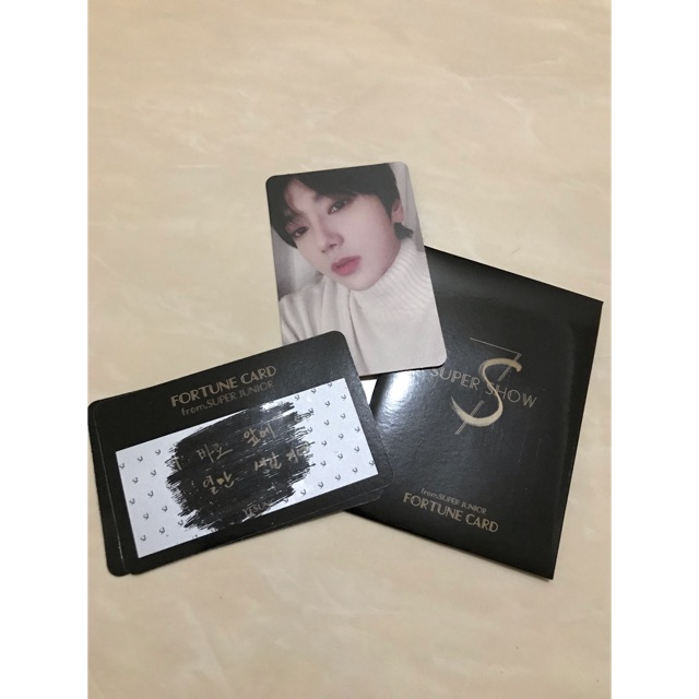 Fortune Card SS7S Super Junior Yesung