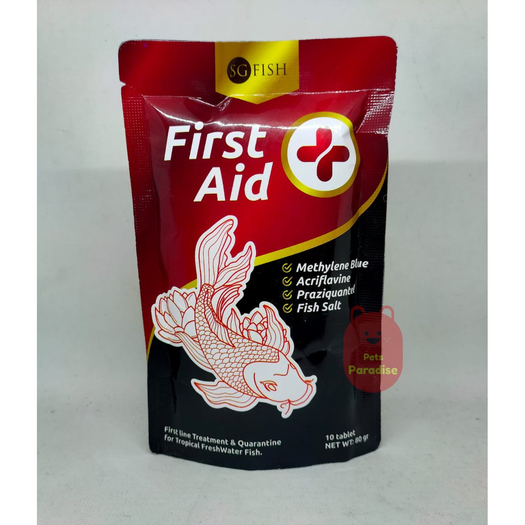 FIRST AID PLUS | MINERAL TABLET KARANTINA IKAN CUPANG MEMBUNUH PARASIT