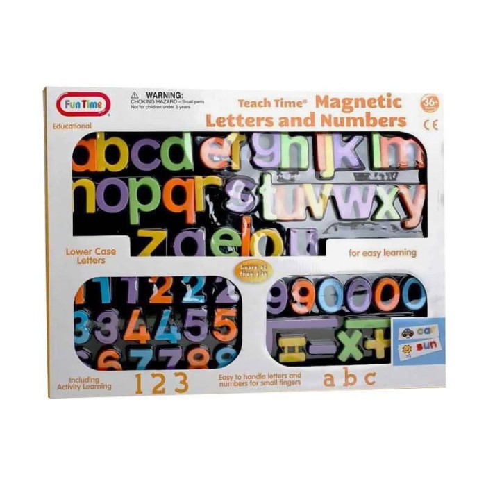 fun time magnetic letters and number f798
