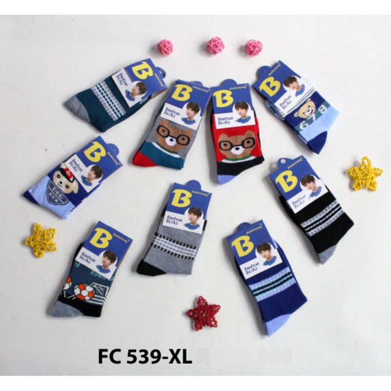 Kaos Kaki Anak Motif Karakter Lucu Ukuran PAUD/TK &amp; SD  | Kaos Kaki Fashion Pendek Anak Bahan Lembut Motif Karakter Lucu Laki Laki Perempuan FC 535 536 539 540 580 815 Supersock