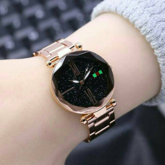 Jam Tangan Wanita Kekinian Defollie Rantai Rose