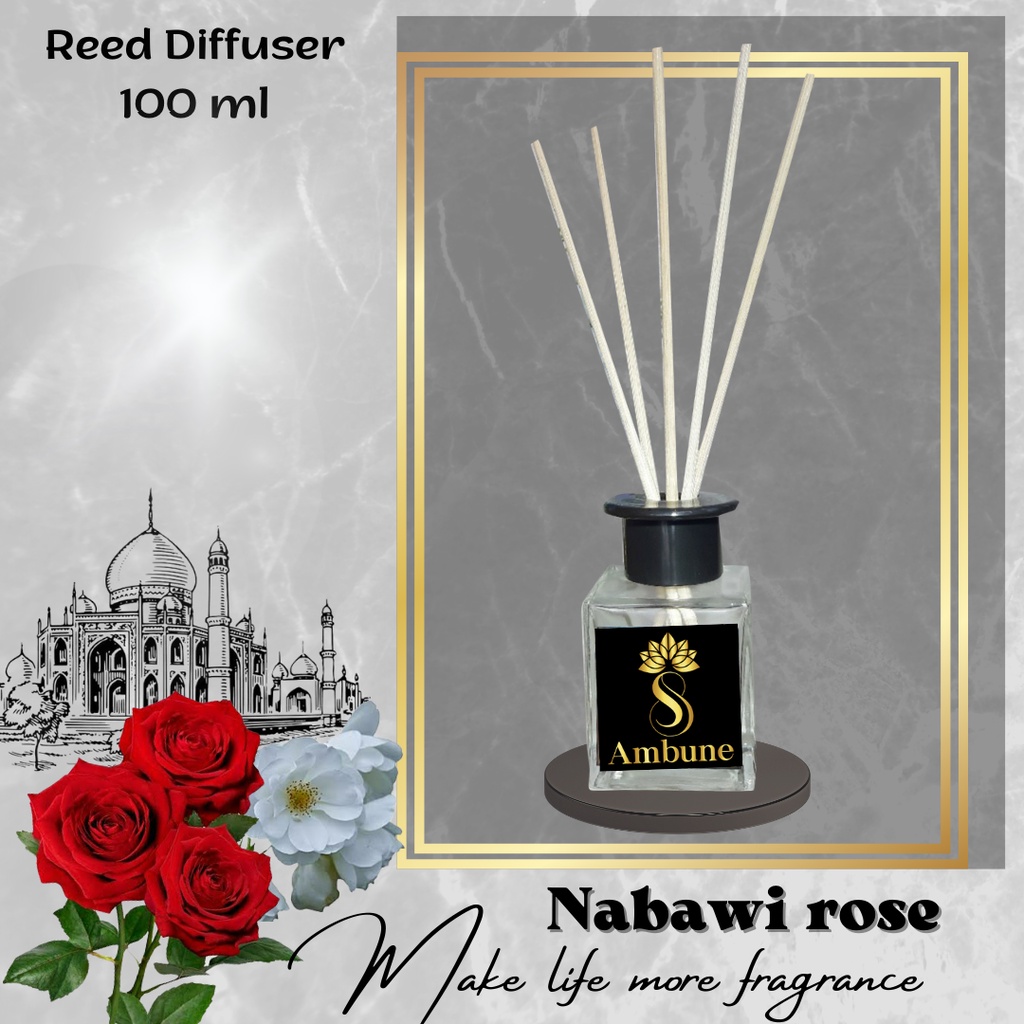 Nabawi Rose - Reed Diffuser Oil 100 ml Ambune