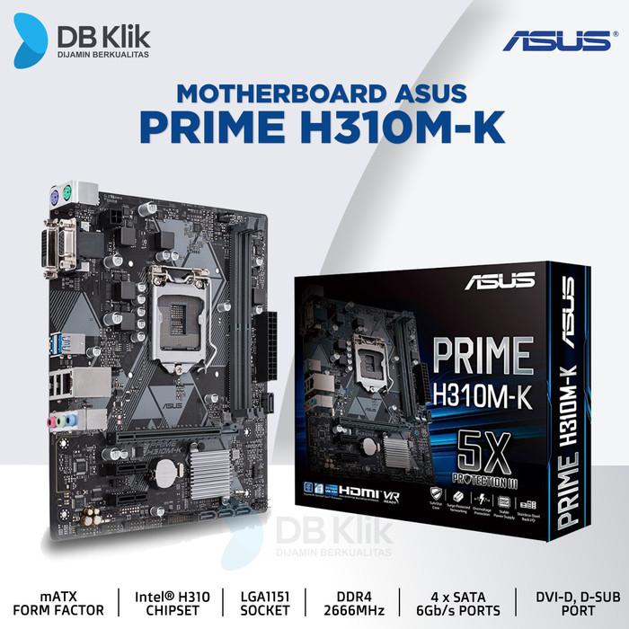 Motherboard ASUS PRIME H310M-K Best Seller