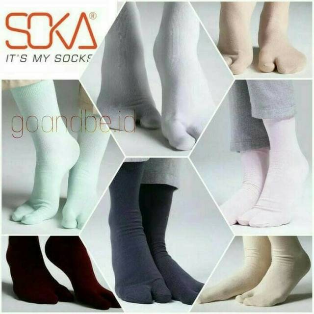  Kaos  kaki jempol muslimah  poliester warna baru Kaos  Kaki 