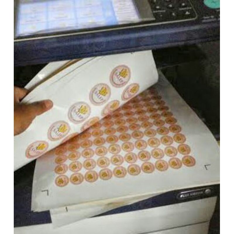 

(HANYA PRINT) STIKER LABEL KEMASAN CROMO A3 TANPA CUTTING (MINIMAL ORDER 5 LEMBAR)