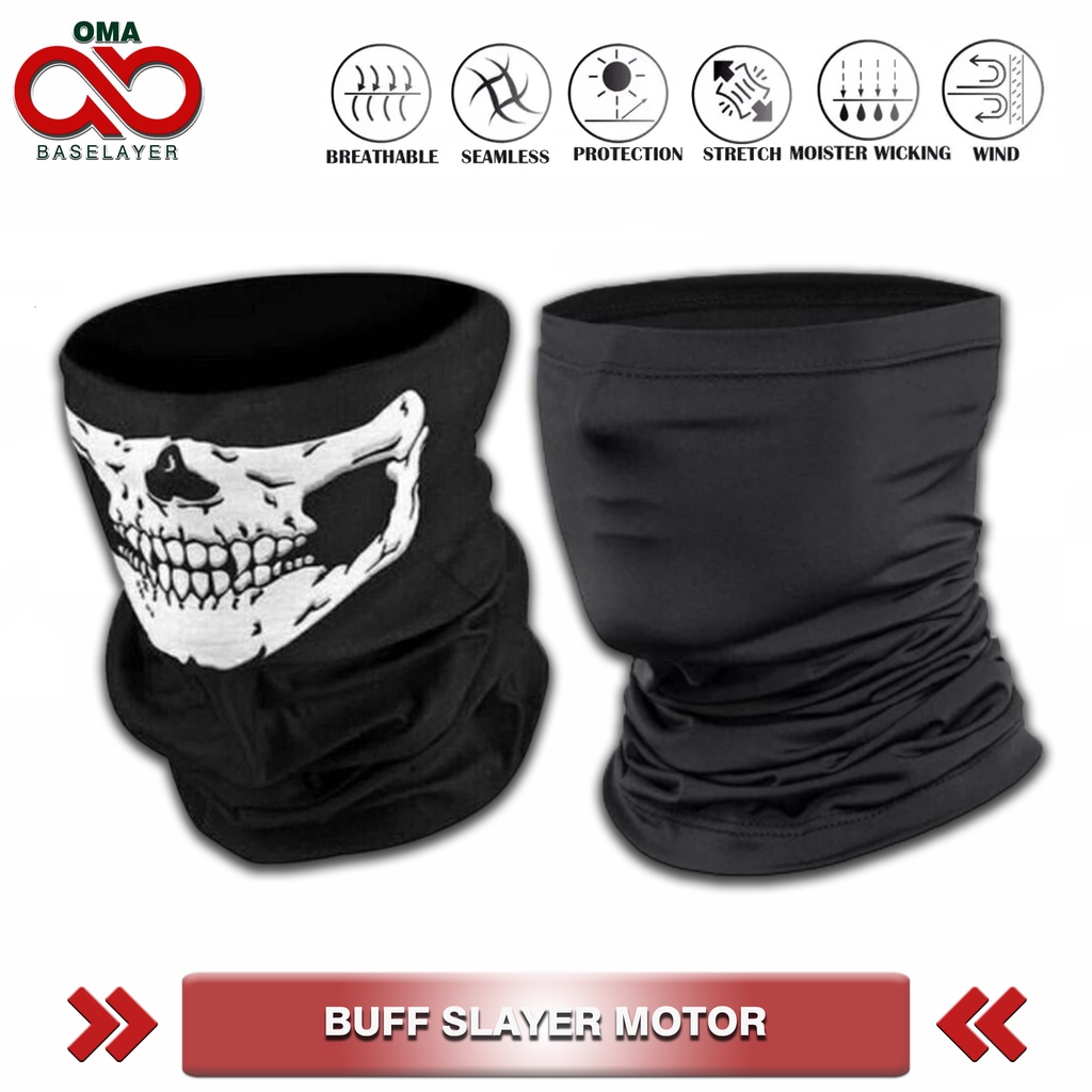 Masker Buff Bandana Slayer Pria Berkendara Multifungsi Anti Debu
