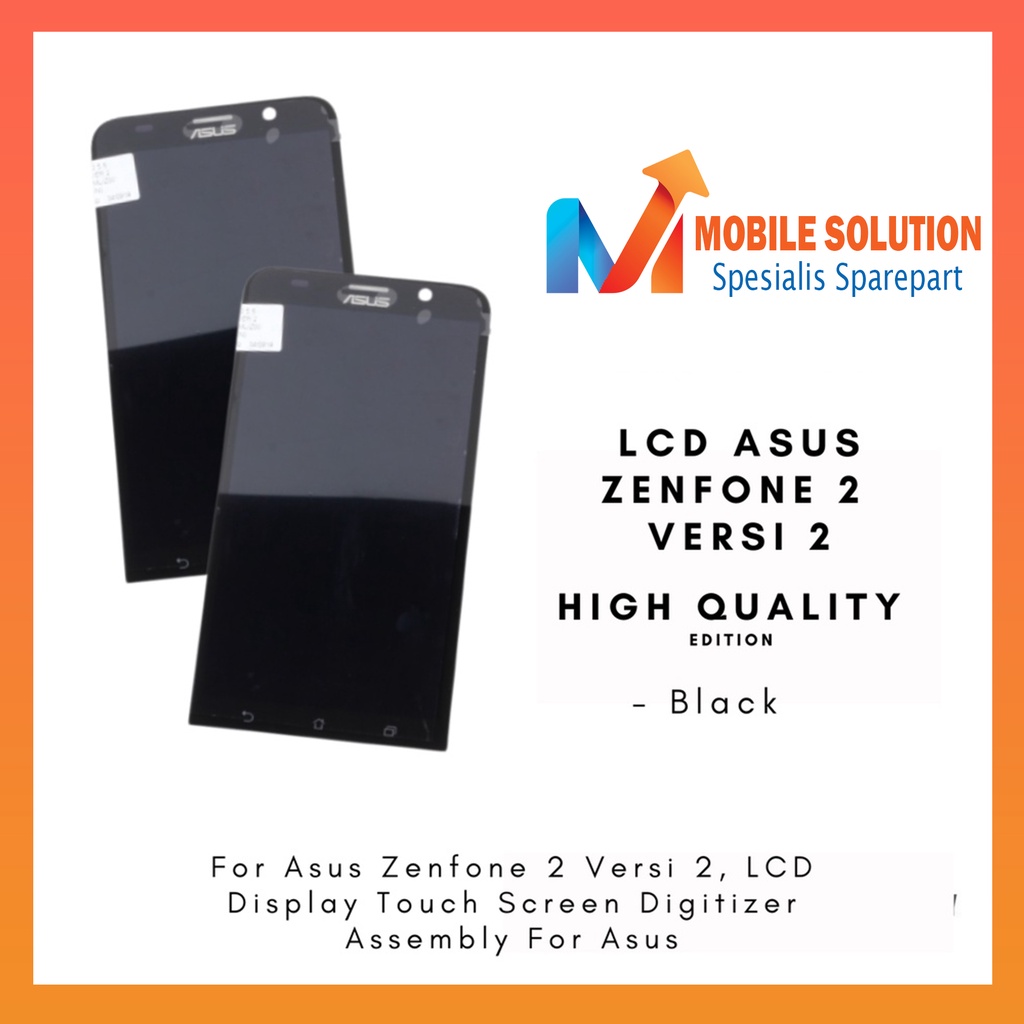 Grosir LCD Asus Zenfone 2 Ver 2 ZE551ML Z00  ORIGINAL 100% Fullset Touchscreen Garansi 1 Bulan + Packing / Bubbel