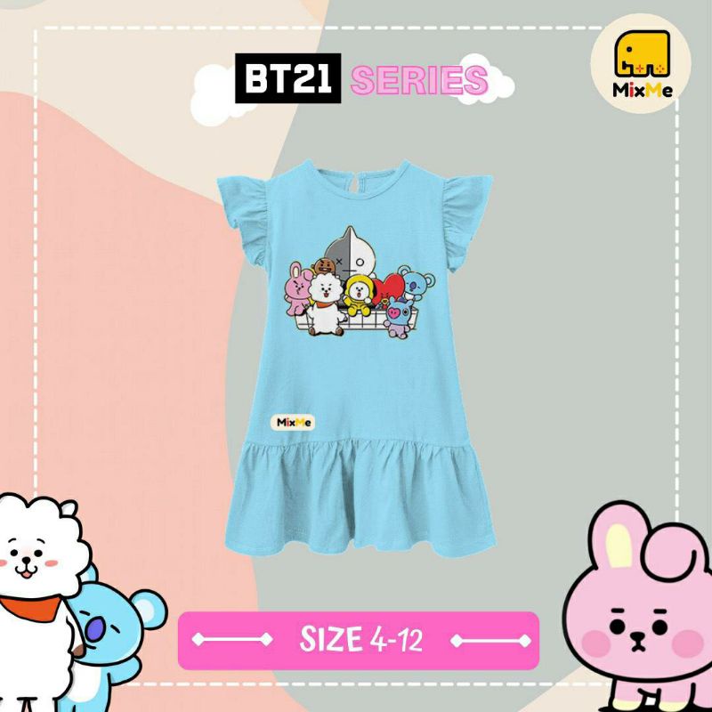 Dress Anak Perempuan BT21 Series