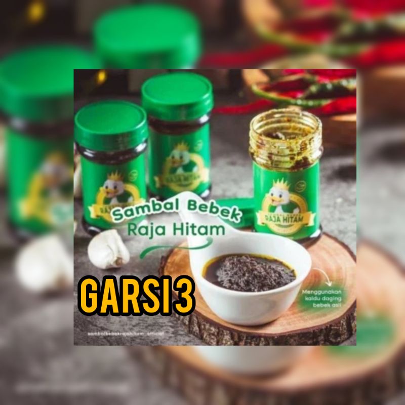 

LAKU Sambal Bebek Raja Hitam Halal MUI Pedas Ed 11/10/25