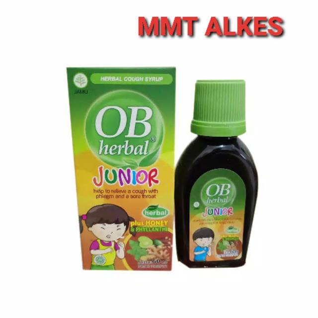 OB HERBAL JUNIOR anak anak obat batuk - batuk berdahak - batuk sesak