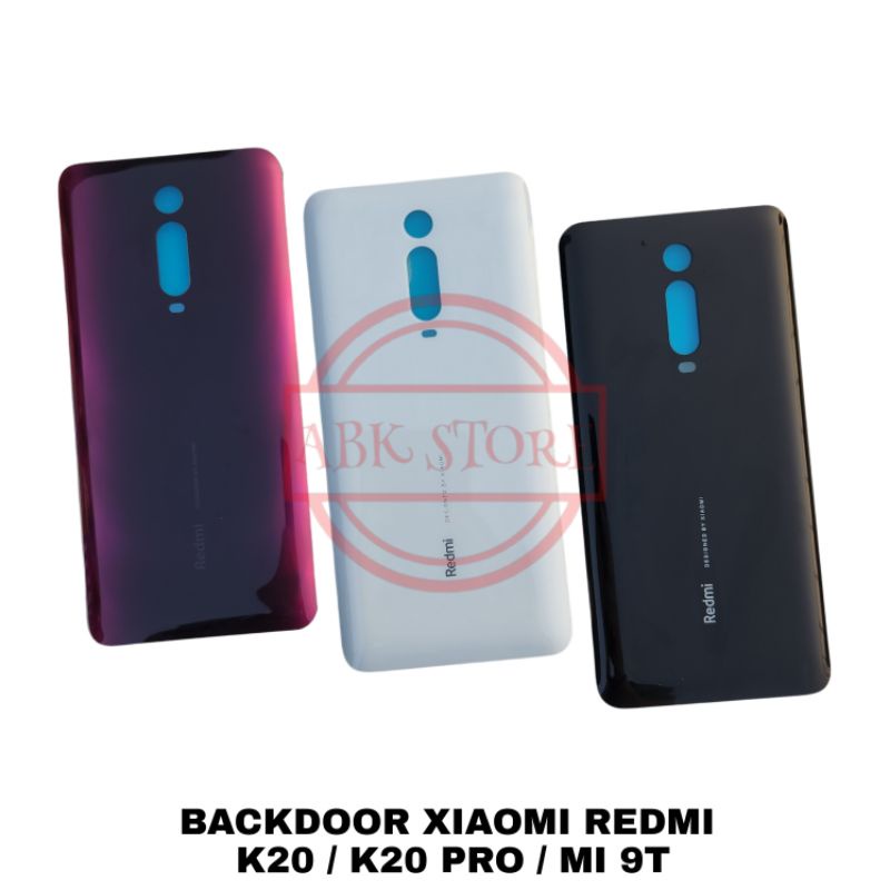 TUTUP BELAKANG BATERAI BACKDOOR BACKCOVER XIAOMI REDMI K20 | K20 PRO - MI 9T COVER BATERAI BACK GLASS