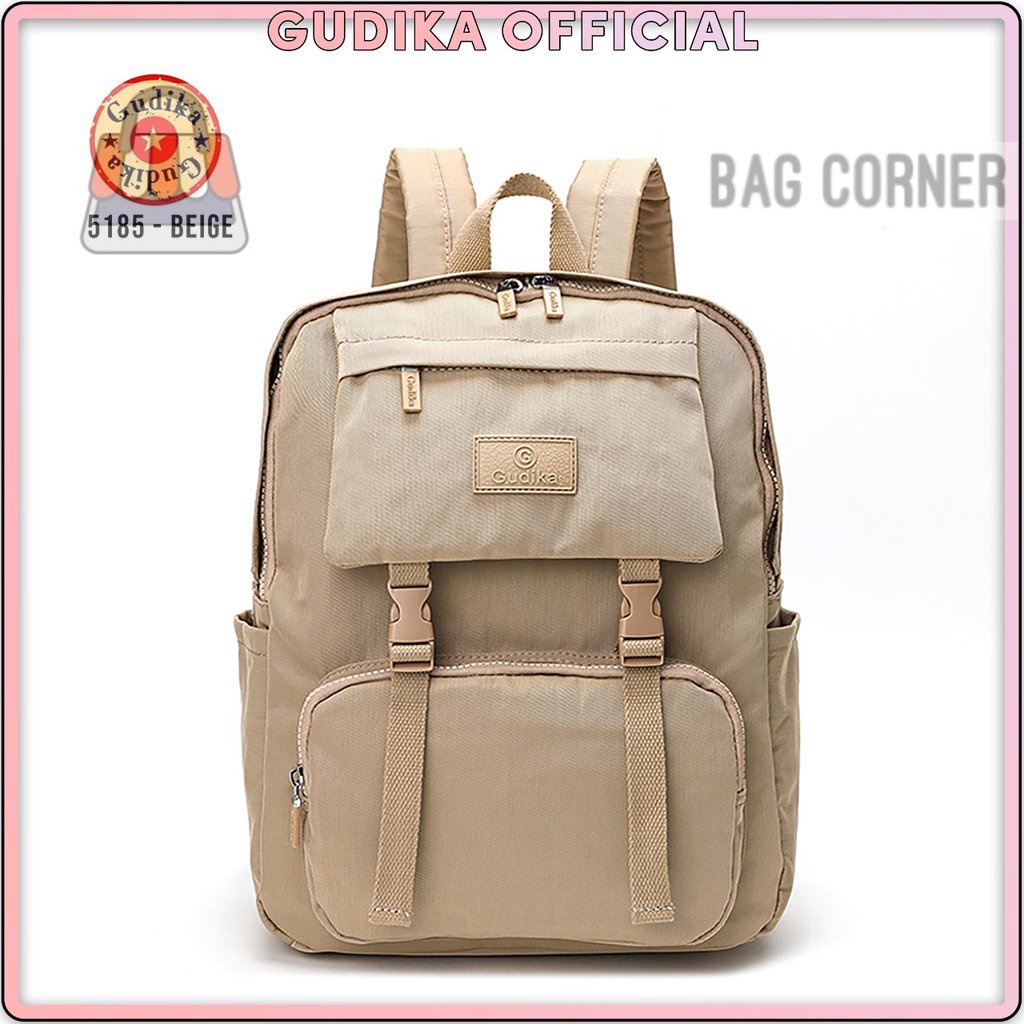 BagCorner - Backpack GUDIKA 5185 - tas ransel laptop pria wanita import original - ransel - rangsel 