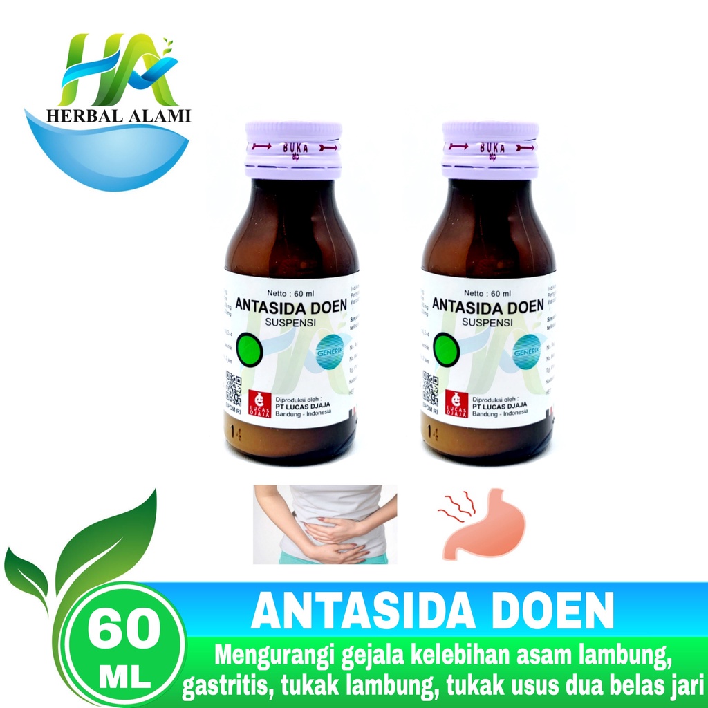 Antasida Doen Sirup 60 mL - Obat Asam Lambung