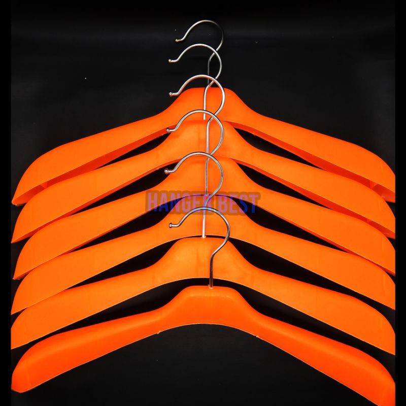 Hanger Gantungan Plastik - Baju - Jas (1 Lusin) |  181 |Berkualitas - WARNA