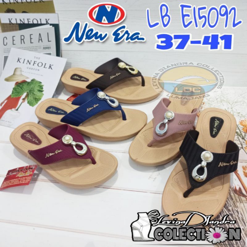 SANDAL JEPIT KARET EVA WANITA NEW ERA LB E 15092 (37-41)