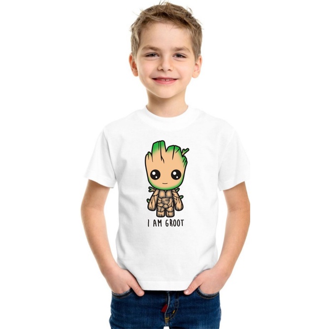 KAOS BAJU ANAK GROOT / BAJU ANAK LAKI LAKI I AM GROOT