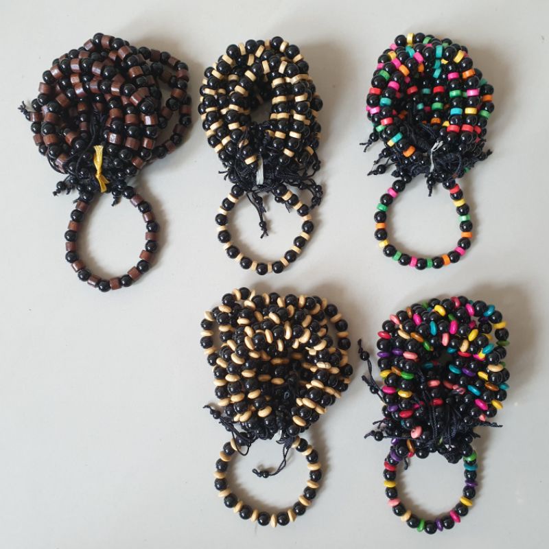 Gelang Manik Weling Besar 8mm 12buah Kulakan Grosir