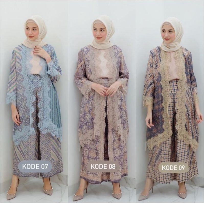 Lace Arumi series celana kulot kode 09 by Sarah The Label