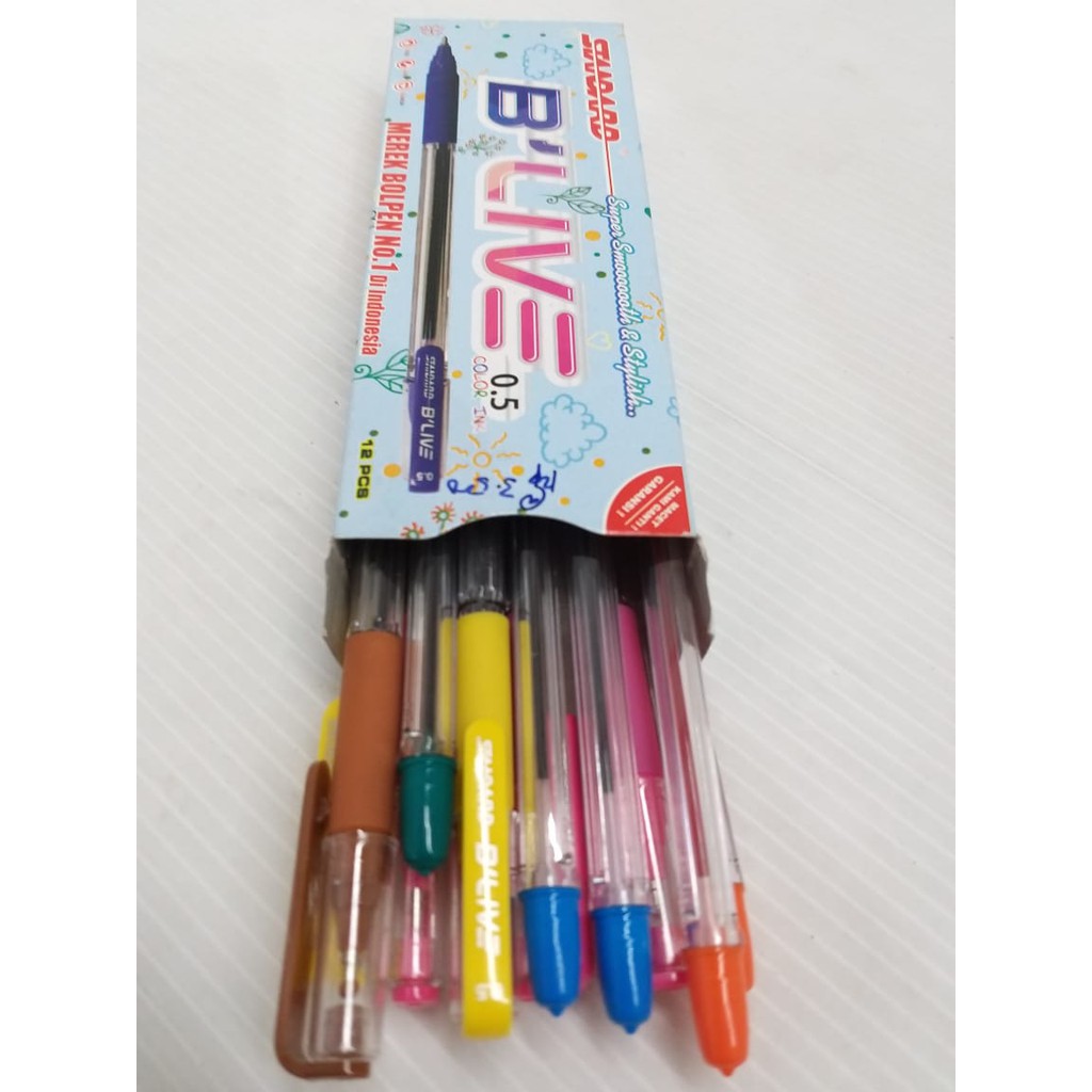 

Standard B-Live 0.3 Warna / Pulpen Standard Warna