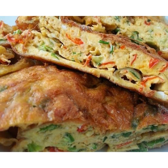 

Dadar telur Bumbu Padang terenak