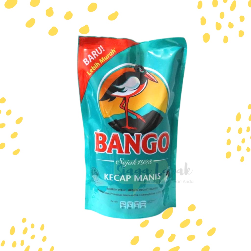 

Kecap Manis Bango Pouch Refil Besar 550ml