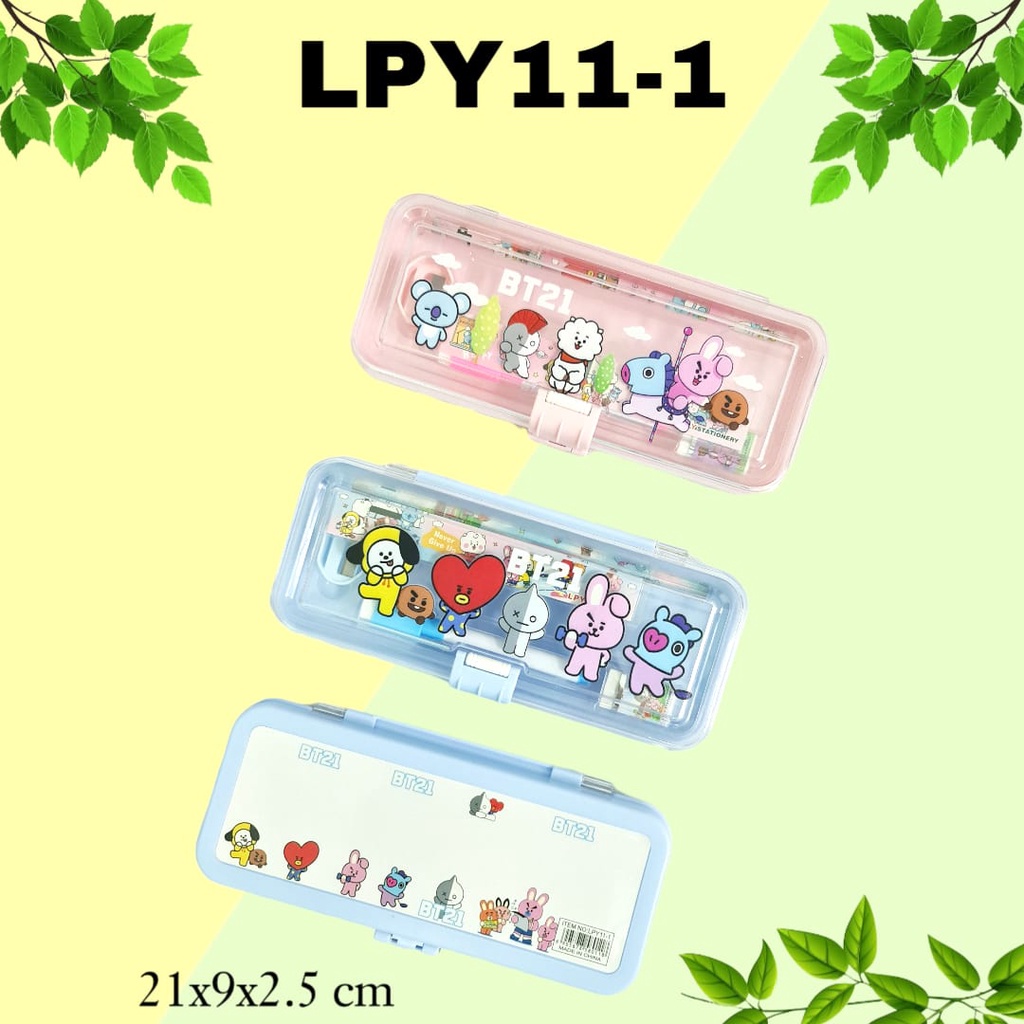 

SOS Kotak Pensil Plastik Set+WB 1 susun 9x21/Tempat Pensil/Tepak/Pencil Case