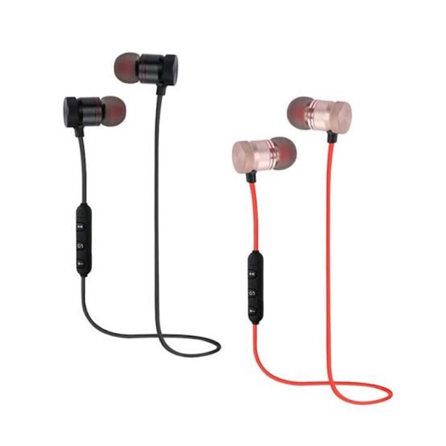 HEADSET BLUETOOTH SPORT MAGNETIC EARPHONE WIRELESS SUARA BAGUS