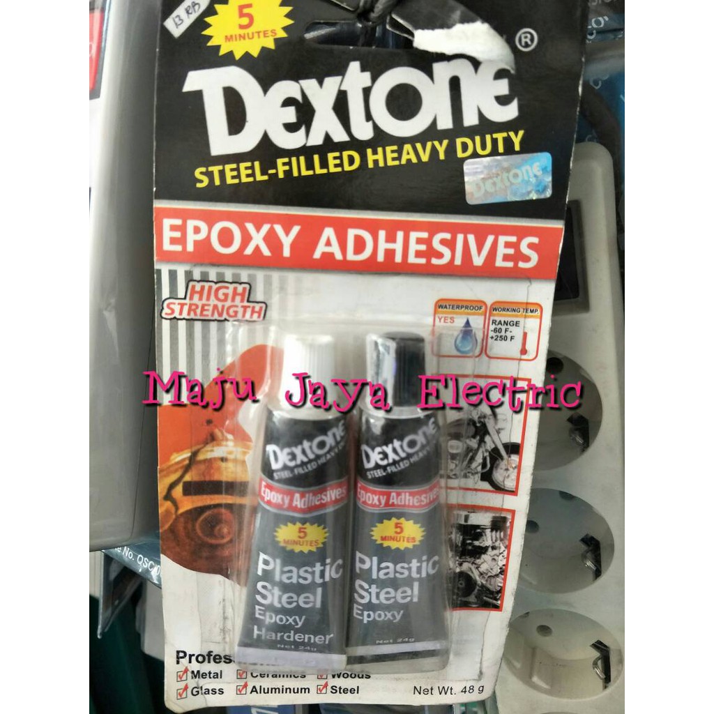 

Jual Lem Besi Campur Serbaguna Dextone Epoxy 48g Lem Plastik Kaca Kayu Dll LS1