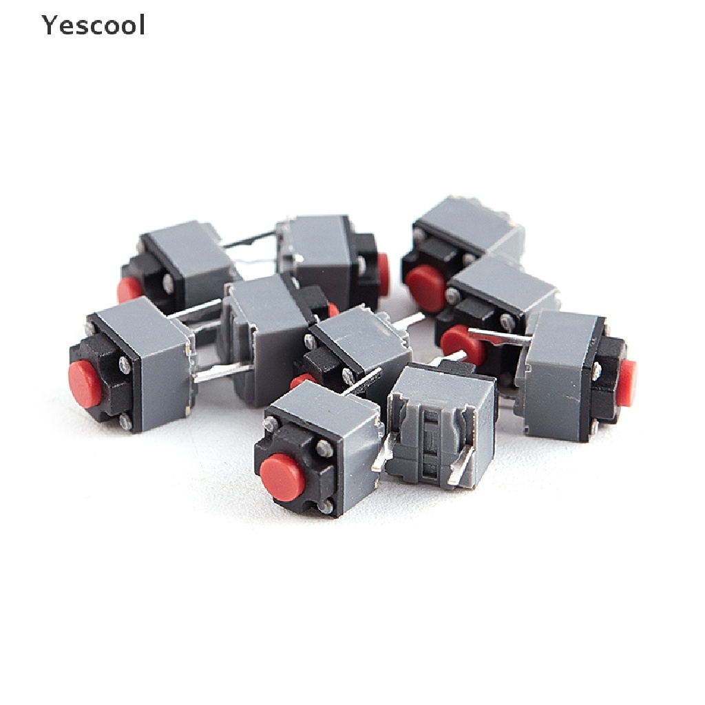 Yescool 10Pcs Kailh Tombol Mute 6x6 X 7.3 Untuk Mouse Wireless