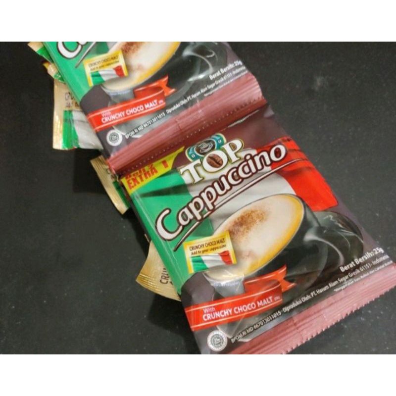 

top cofee capuccino renceng beli 2+1 (isi 15pcs/sachet)