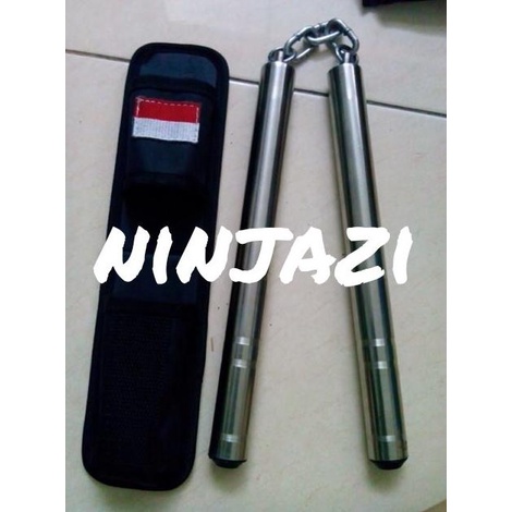 Double Stick Stainless / Nunchaku Local Indonesia
