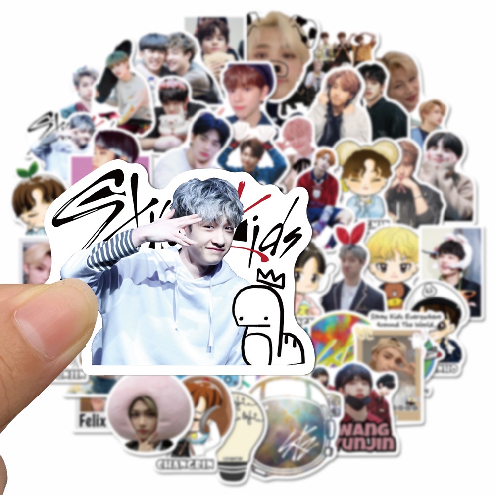 [In stock] 50pcs Stary kids funny stickers personalized decoration hand account stickers box computer waterproof stickers