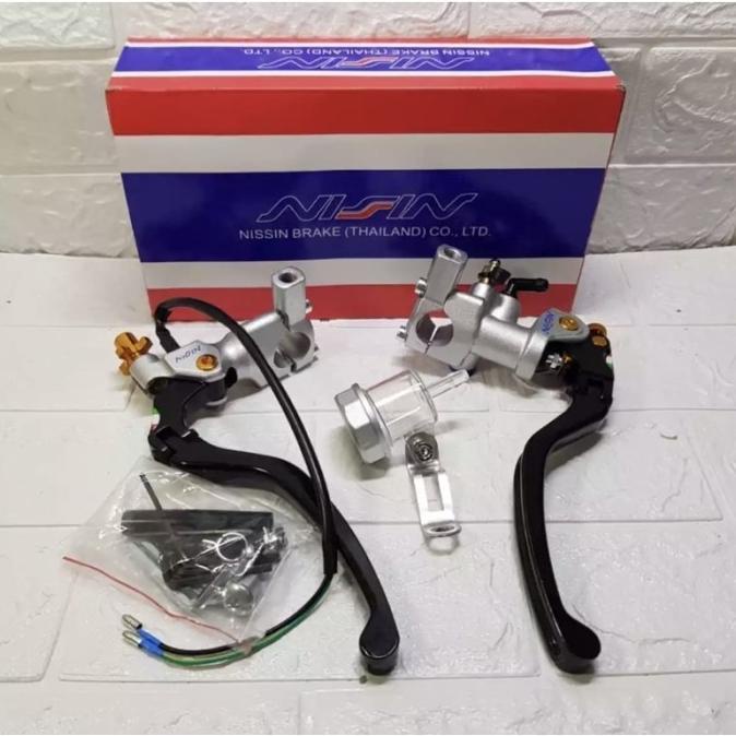 Master Rem Assy Cnc Set Kiri Kanan Nissin Cnc Universal Aerox Vixion M