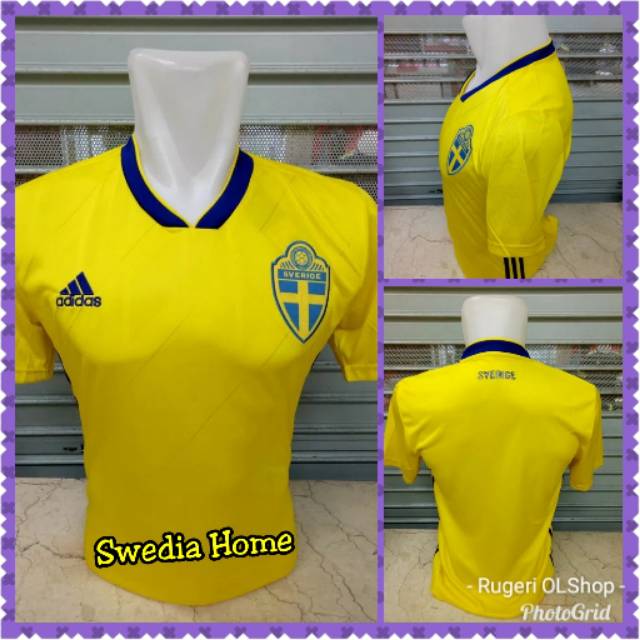 JERSEY SWEDIA HOME WORLD CUP 2018 PIALA DUNIA